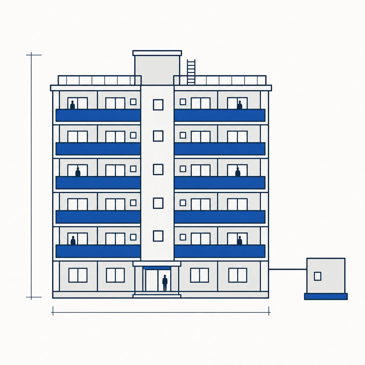住んでいる人は、決定に関わっていない